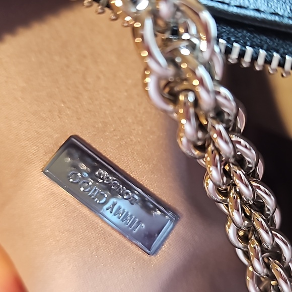 JIMMY CHOO Callie logo-print leather shoulder bag - Picture 13 of 15